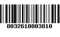 Código de Barras 8032610803810