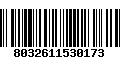 Código de Barras 8032611530173
