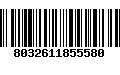 Código de Barras 8032611855580
