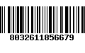 Código de Barras 8032611856679