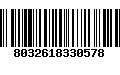 Código de Barras 8032618330578