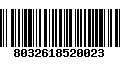 Código de Barras 8032618520023