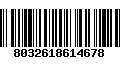 Código de Barras 8032618614678