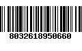 Código de Barras 8032618950660