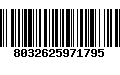 Código de Barras 8032625971795