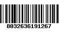Código de Barras 8032636191267