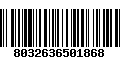 Código de Barras 8032636501868