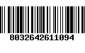 Código de Barras 8032642611094