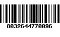 Código de Barras 8032644770096