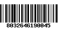 Código de Barras 8032646190045