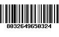 Código de Barras 8032649650324