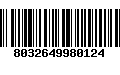 Código de Barras 8032649980124