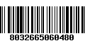 Código de Barras 8032665060480