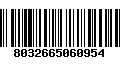 Código de Barras 8032665060954