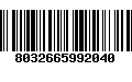 Código de Barras 8032665992040