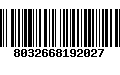 Código de Barras 8032668192027