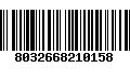 Código de Barras 8032668210158