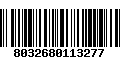 Código de Barras 8032680113277