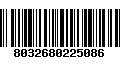 Código de Barras 8032680225086