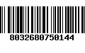 Código de Barras 8032680750144