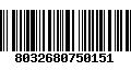 Código de Barras 8032680750151