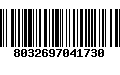 Código de Barras 8032697041730