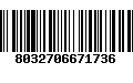 Código de Barras 8032706671736