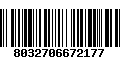Código de Barras 8032706672177