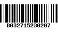 Código de Barras 8032715230207