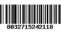 Código de Barras 8032715242118