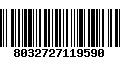 Código de Barras 8032727119590