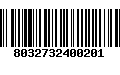 Código de Barras 8032732400201