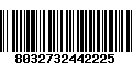 Código de Barras 8032732442225