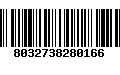 Código de Barras 8032738280166