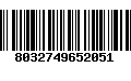 Código de Barras 8032749652051