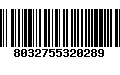 Código de Barras 8032755320289