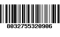 Código de Barras 8032755320906
