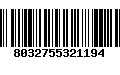 Código de Barras 8032755321194