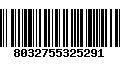 Código de Barras 8032755325291