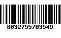 Código de Barras 8032755703549