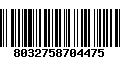 Código de Barras 8032758704475