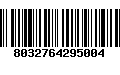 Código de Barras 8032764295004
