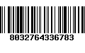 Código de Barras 8032764336783