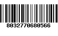 Código de Barras 8032770680566