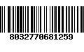 Código de Barras 8032770681259