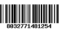 Código de Barras 8032771481254