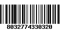 Código de Barras 8032774330320