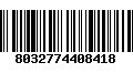 Código de Barras 8032774408418