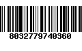 Código de Barras 8032779740360