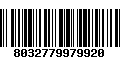 Código de Barras 8032779979920